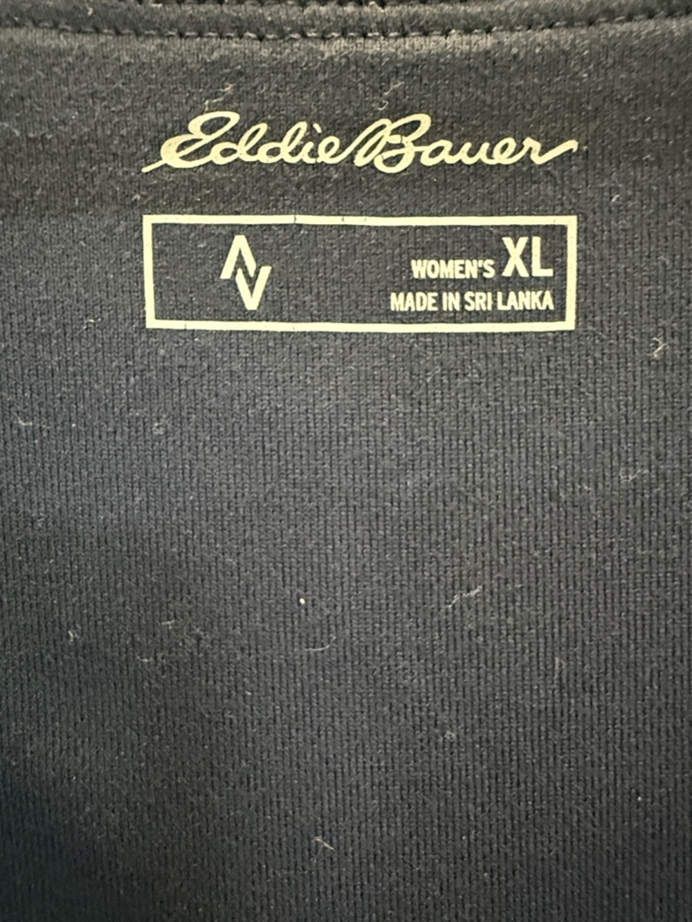 Eddie Bauer Navy Sleeveless Wrap Dress - Picture 3 of 4